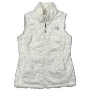 The‎ North Face Women's Mossbud Swirl Vest Full Zip Reversible Vest Ivory Small
